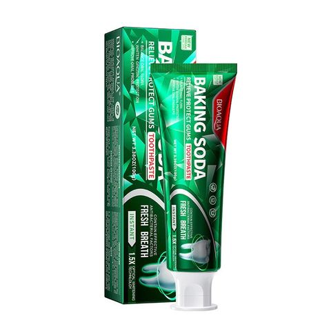 Kem Đánh Răng Làm Trắng Răng Bạc Hà 100g - Loại Bỏ Cao Răng, Tẩy Ố Vàng, Không Chứa Florua, Hơi Thở Thơm Mát