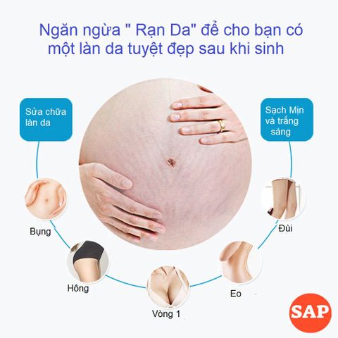 Kem AICHUN Ngăn Ngừa Rạn Da 60g - Dưỡng Ẩm, Phục Hồi Vết Rạn, Cải Thiện Đàn Hồi Da Cho Phụ Nữ Mang Thai và Sau Sinh