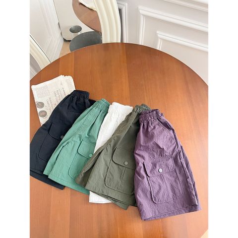 Quần Short Đa Năng Cotton Nhăn Mỏng Mát Nhanh Khô Cho Bé Trai Bé Gái - Phong Cách Hàn Quốc Thoải Mái Mùa Hè