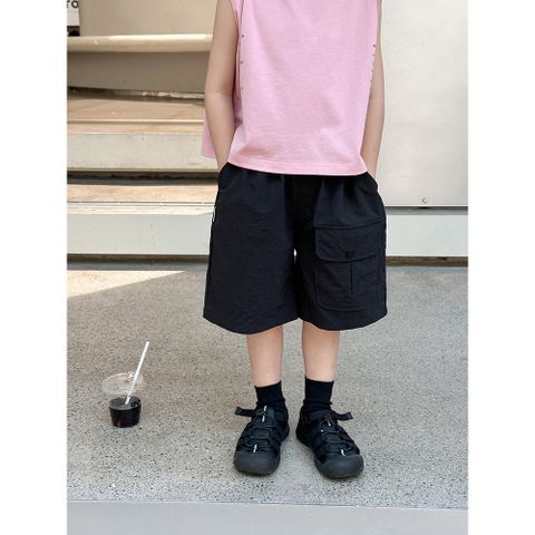 Quần Short Đa Năng Cotton Nhăn Mỏng Mát Nhanh Khô Cho Bé Trai Bé Gái - Phong Cách Hàn Quốc Thoải Mái Mùa Hè