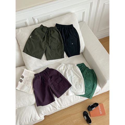 Quần Short Đa Năng Cotton Nhăn Mỏng Mát Nhanh Khô Cho Bé Trai Bé Gái - Phong Cách Hàn Quốc Thoải Mái Mùa Hè