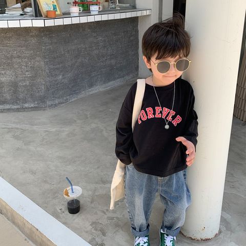 AMBB-Quần Jeans Baggy Chất Mềm Mại Hàng Quang Châu Cao Cấp Ambb Kids Cho Bé Trai bé Gái