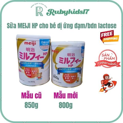 Sữa Meiji HP 800g Nhật Bản - Sữa Bột Dành Cho Trẻ Dị Ứng Đạm Bò, Không Chứa Lactose, Hỗ Trợ Phát Triển Toàn Diện
