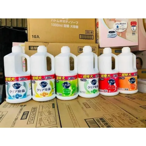 Nước rửa chén đậm đặc Kao 1380ml Nhật