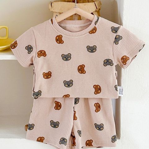 2023 Bộ Cộc Hoạ Tiết Cotton Tổ Ong Peekaboo Cho Bé Phong Cách Hàn Quốc Cực Xinh