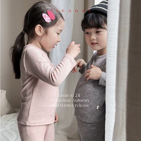 Bộ Quần Áo Dài Tay Len Tăm Smile Cao Cấp Hàn Quốc cho Bé - Thời Trang Mùa Thu Đông 2024, Size 90-130