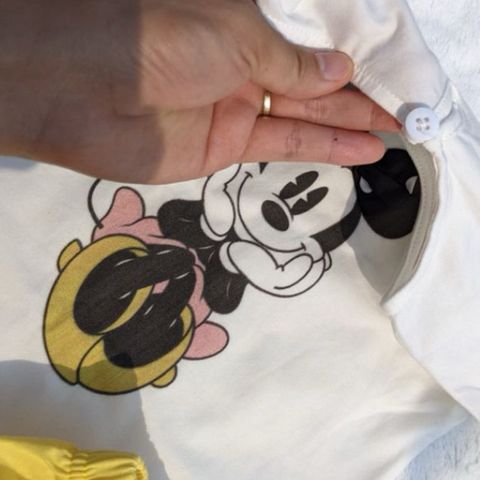 [VNXK] Set Bộ Cotton Cho Bé - Set bộ Minnie sát nách Hm Cho Bé Gái