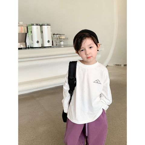 Áo Dài Tay Thu Đông Cho Bé Trai - Hoạ Tiết Mountain Thời Trang Hàn Quốc, Cotton Thoáng Mát, Size 90-140