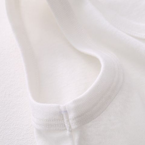 Áo Ba Lỗ và Áo 2 Dây 100% Cotton Cho Bé Trai, Bé Gái - Màu Trắng Tinh Khiết, Thoáng Khí, Mềm Mại, Hàng Xuất Nhật 2024