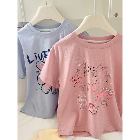Áo Thun Hoạt Hình Bobo Dễ Thương Cho Bé Gái - Chất Liệu Cotton Mềm Mịn, Phong Cách Hàn Quốc, Hàng AmbbKids 2-8 Tuổi
