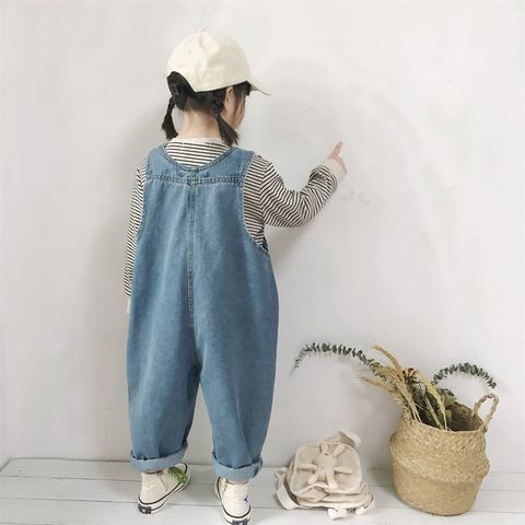 Quần Yếm Jeans, Yếm Bò Dài Cho Bé Trai, Bé Gái Hàng Quảng Châu Cao Cấp Phong Cách Hàn Quốc Năng Động