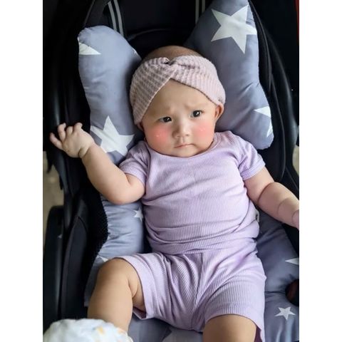 Bộ Cộc Tay Quần Lửng Cạp Cao Vải Quảng Châu Cao Cấp Oh Baby