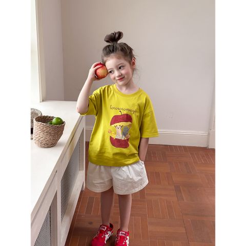 Áo Thun Ngắn Tay Bé Gái Hoạt Hình Dễ Thương - Cotton Mát Mẻ, Thoải Mái, Phù Hợp Mùa Hè Cho Bé Từ 2-10 Tuổi