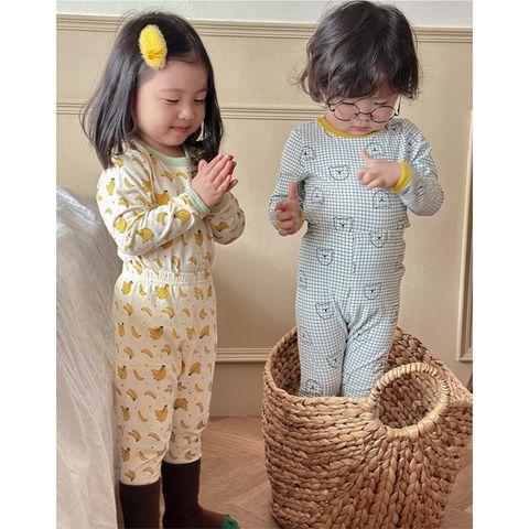 Bộ Quần Áo Thu Đông Cho Bé Hoạ Tiết Động Vật Xinh Xắn - Chất Cotton Mềm Mại, Size 1-6 Tuổi