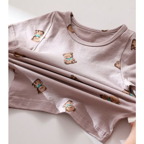 Bộ Cộc Gấu Teddy Hàn Quốc 2022 - Quần Legging Mềm Mịn Cho Bé Trai, Bé Gái - Thời Trang Đáng Yêu, Siêu Chất