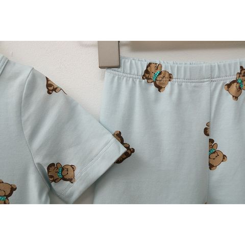 Bộ Cộc Gấu Teddy Hàn Quốc 2022 - Quần Legging Mềm Mịn Cho Bé Trai, Bé Gái - Thời Trang Đáng Yêu, Siêu Chất