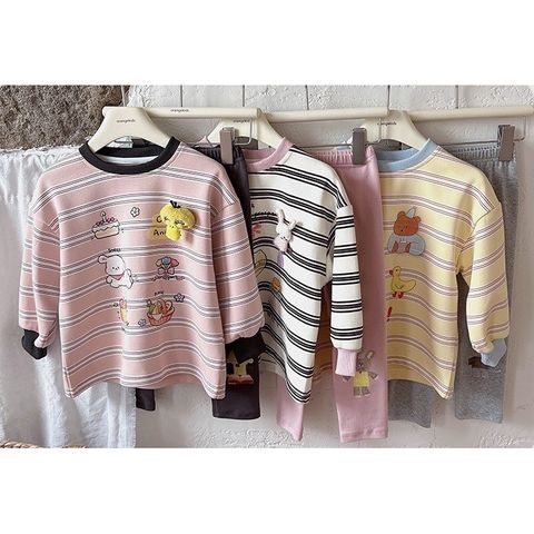 Quần Legging Giữ Nhiệt In Hình Mèo, Cún, Thỏ Cho Bé Gái - Co Dãn Mềm Mại, Dễ Thương, Thời Trang Mùa Thu Đông 2024