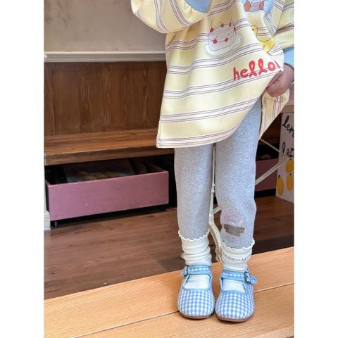Quần Legging Giữ Nhiệt In Hình Mèo, Cún, Thỏ Cho Bé Gái - Co Dãn Mềm Mại, Dễ Thương, Thời Trang Mùa Thu Đông 2024