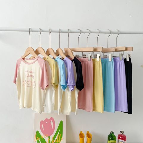 Bộ Đồ Bộ Cộc Tay Quần Lửng Thun Lạnh Cho Bé - Họa Tiết Ngộ Nghĩnh, Dáng Suông Thoải Mái, Chống Muỗi, Chất Cotton Mềm Mại