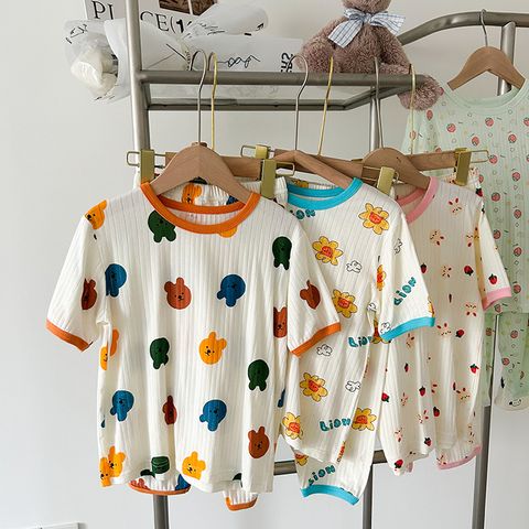 Bộ Đồ Ngủ Thông Hơi Dáng Lửng Hoạ Tiết Dễ Thương Cho Bé Trai Gái - Mẫu Mới Nhất Hè 2023 Từ ambbkids