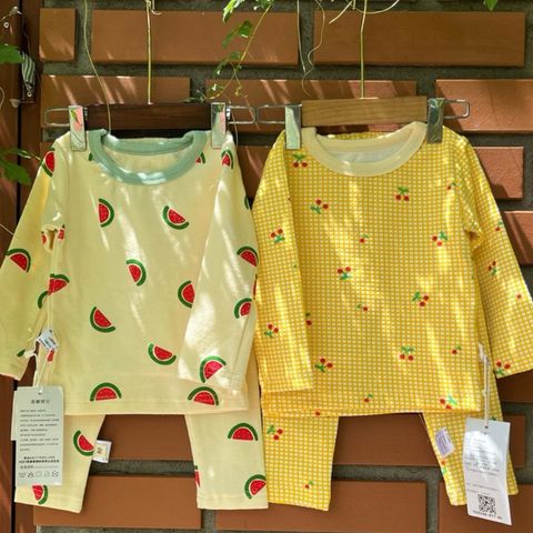 Bộ Đồ Dài Tay Hoạ Tiết Đáng Yêu Cho Bé Trai/Gái - Vải Cotton Co Dãn Thoáng Khí, An Toàn, Thoải Mái