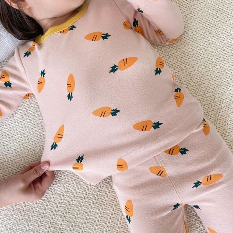 Bộ Đồ Dài Tay Hoạ Tiết Đáng Yêu Cho Bé Trai/Gái - Vải Cotton Co Dãn Thoáng Khí, An Toàn, Thoải Mái