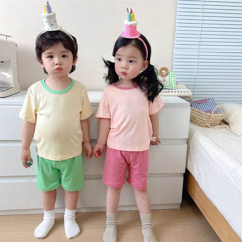 Áo Cộc Tăm 2 Màu Cho Bé - Thời Trang Năng Động Mùa Hè Siêu Xinh, Chất Liệu Co Dãn Thoáng Mát, Dành Cho Bé Trai Và Bé Gái