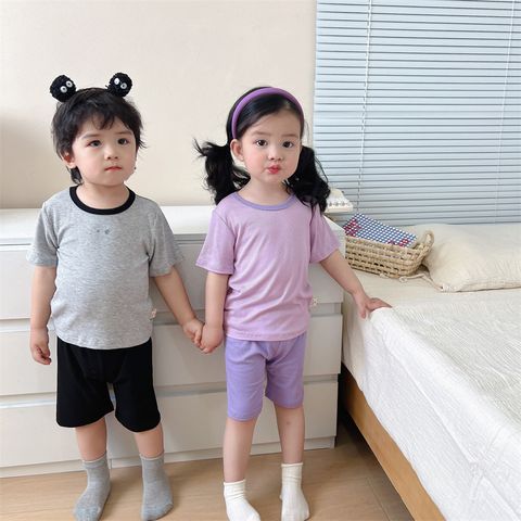 Áo Cộc Tăm 2 Màu Cho Bé - Thời Trang Năng Động Mùa Hè Siêu Xinh, Chất Liệu Co Dãn Thoáng Mát, Dành Cho Bé Trai Và Bé Gái