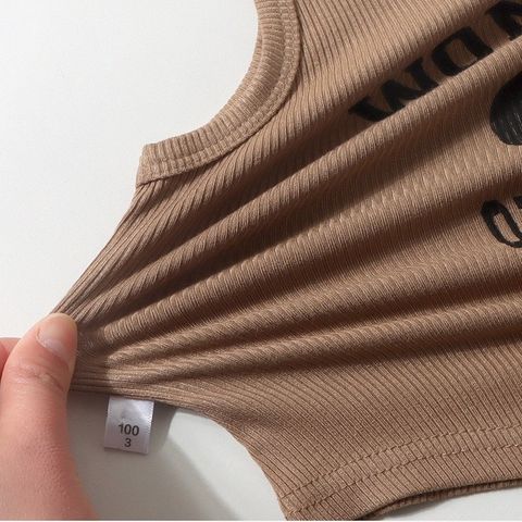 Áo Thun Tăm Sát Nách Chữ 1997 Cho Bé Gái - Hàng Quảng Châu, 100% Cotton Dịu Nhẹ, Phù Hợp Mùa Hè 2024