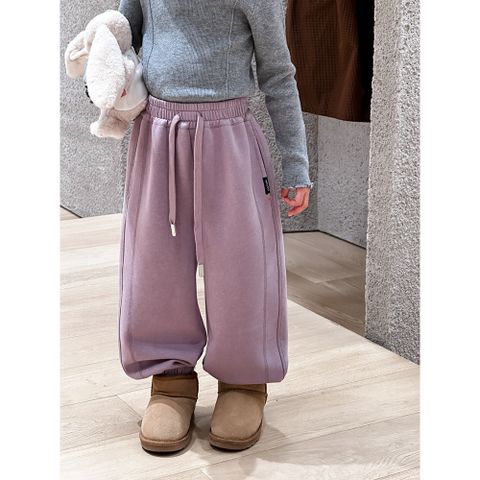 Quần Dài Thể Thao Cotton Bo Gấu Dáng Thụng Cho Bé Trai Bé Gái - Phong Cách Năng Động Mùa Thu Đông, Thoải Mái và Đa Năng