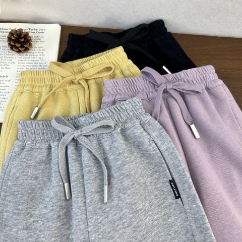 Quần Dài Thể Thao Cotton Bo Gấu Dáng Thụng Cho Bé Trai Bé Gái - Phong Cách Năng Động Mùa Thu Đông, Thoải Mái và Đa Năng