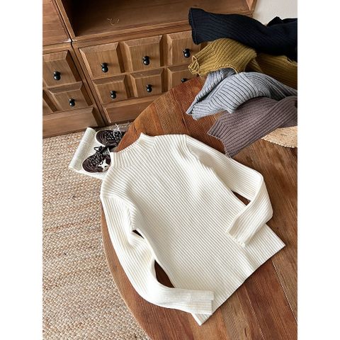 Áo Len Cổ Cao Ambb Kids Dệt Kim Cho Bé Gái Bé Trai - Thiết Kế Thu Đông 2025, Ấm Áp Mềm Mại, Size 90-150