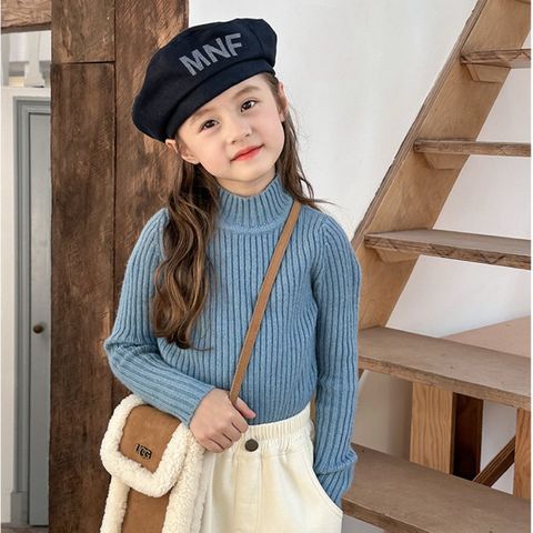 Áo Len Cổ Cao Ambbkids Cho Bé Trai & Bé Gái - Phong Cách Thu Đông Hàn Quốc, Chất Liệu Dày Dặn, Size 90-150