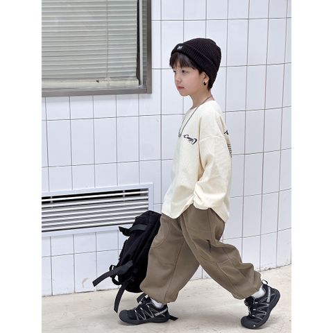 Quần Nỉ Bo Gấu Thể Thao Dày Dặn Cho Bé Trai - Phong Cách Ngầu Mùa Thu Đông 2024 - Thời Trang Trẻ Em Ambbkids