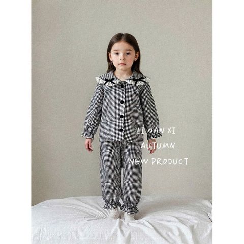 Bộ Đồ Ngủ Pijama Lót Lông Cừu Đính Nơ Dễ Thương Cho Bé Gái - Thời Trang Cao Cấp Hàn Quốc 2025, Size 90-130