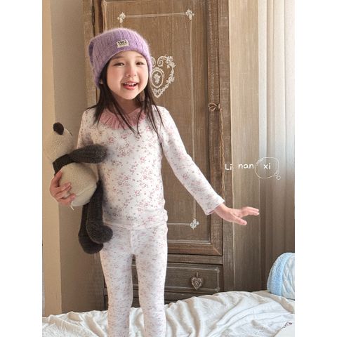Bộ Đồ Ngủ Dài Tay Hoạt Hình Xinh Bằng Cotton Cho Bé Gái - Mẫu Mới 2025, Chất Liệu Cao Cấp, Phong Cách Hàn Quốc