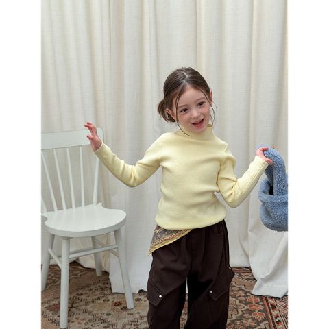 Áo Len Cổ Cao Ambb Kids Dành Cho Bé Trai Gái - Mẫu Mới Thu Đông 2025, Chống Xù, Co Dãn Mềm Mại, Size 90-150