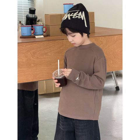 Áo Giữ Nhiệt Lót Lông Cổ Cao Ambb Kids 2025 Cho Bé Gái & Bé Trai - Phong Cách Năng Động Thu Đông, Size 90-150