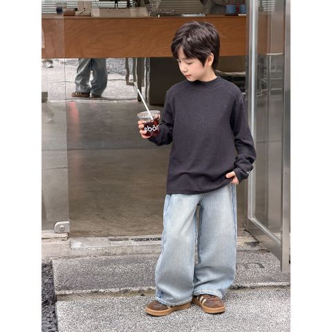Áo Giữ Nhiệt Lót Lông Cổ Cao Ambb Kids 2025 Cho Bé Gái & Bé Trai - Phong Cách Năng Động Thu Đông, Size 90-150