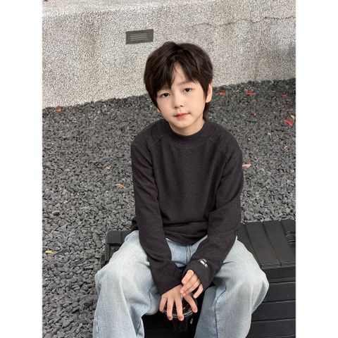 Áo Giữ Nhiệt Lót Lông Cổ Cao Ambb Kids 2025 Cho Bé Gái & Bé Trai - Phong Cách Năng Động Thu Đông, Size 90-150