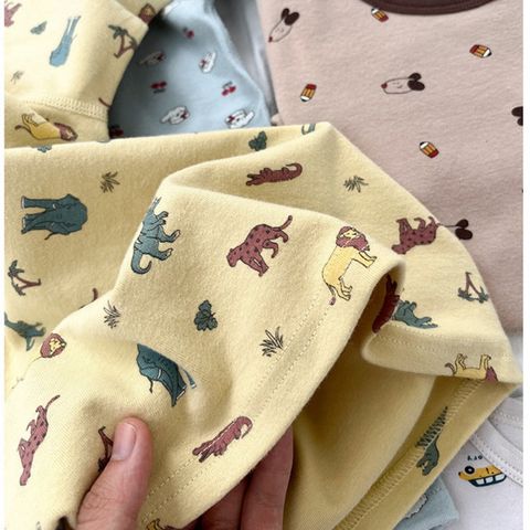 Bộ Quần Áo Ngủ AmbbKids Dài Tay Kháng Khuẩn 10A Cho Bé Trai - Đồ Mặc Nhà Thu Đông 2025, Vải Cotton Mềm Mại, Đẹp Ấm Áp