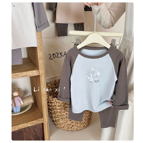 Bộ Đồ Ngủ Dài Tay Trẻ Em LINANXI - Cotton Mềm Mại, Họa Tiết Dễ Thương Cho Bé Trai & Bé Gái, Mùa Thu Đông 2025