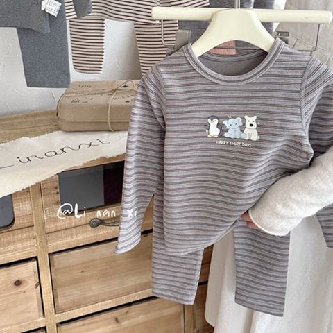 Bộ Đồ Ngủ Dài Tay Cho Bé Trai & Bé Gái - Chất Cotton Mềm Mại, Họa Tiết Dễ Thương - Thời Trang Thu Đông 2025