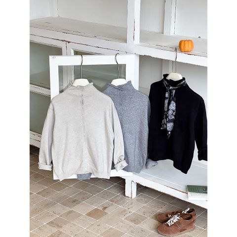 Áo Khoác Len Cardigan Có Ve Áo Cho Bé Trai - Phong Cách Thu Đông Hàn Quốc, Mềm Mại Co Dãn, Size 90-150