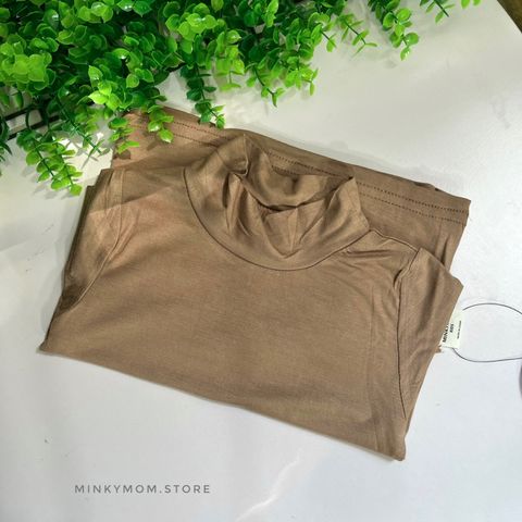 Áo Thun Lạnh Cổ Tròn Minky Mom Cho Bé - Chất Liệu Cotton Thoáng Mát, Size Đa Dạng, Phong Cách Quảng Châu