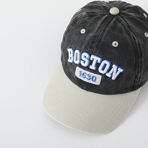 [Hè 2024] Mũ Bóng Chày Thêu Chữ BOSTON Bé Trai Chống Nắng Thoáng Khí Mùa Hè 3-8 Tuổi