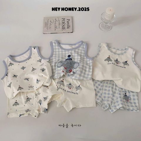 Bộ Đồ Lót Dễ Thương Cho Bé Trai - Cotton Mềm Mại An Toàn - Áo Ba Lỗ & Quần Short Đáng Yêu 2-7 Tuổi từ HeyHoney.