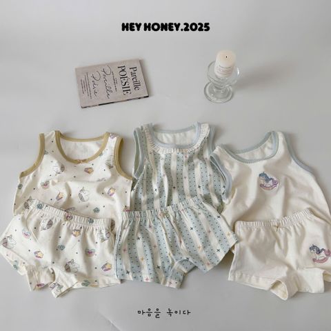 Bộ Đồ Lót Dễ Thương Cho Bé Trai - Cotton Mềm Mại An Toàn - Áo Ba Lỗ & Quần Short Đáng Yêu 2-7 Tuổi từ HeyHoney.
