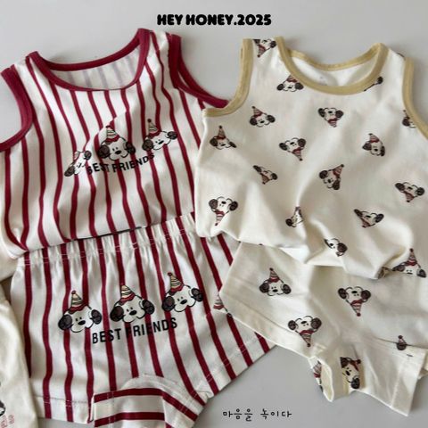 Bộ Đồ Lót Dễ Thương Cho Bé Trai - Cotton Mềm Mại An Toàn - Áo Ba Lỗ & Quần Short Đáng Yêu 2-7 Tuổi từ HeyHoney.