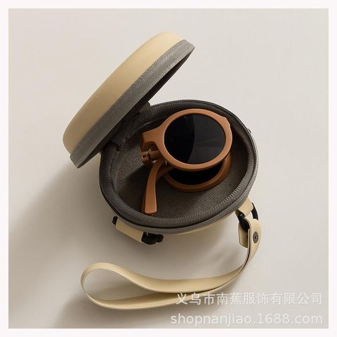 Kính Râm Cho Trẻ Em Chống Tia UV - Kính Mát Gấp Gọn Hàn Quốc Kèm Túi Đựng Tiện Lợi Cho Bé Trai, Bé Gái 1-6 Tuổi
